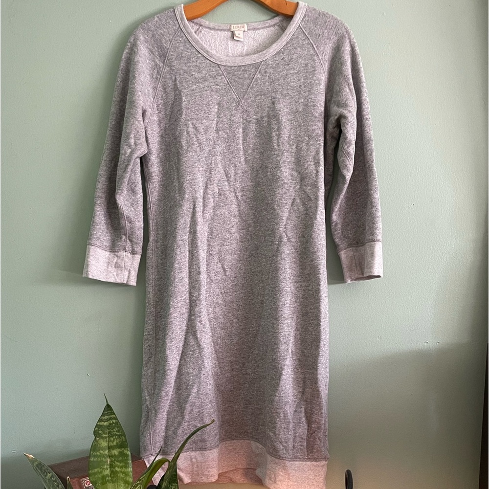 🌞J crew sweatshirt dress